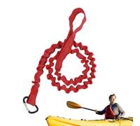 Corde à palette de kayak, corde à pagaie - Pêche en canoë Rope de lonyard anti-permante extensible - Corde anti-perdure extensible, sangle de surf paddleboard portable pour les passionnés, les profess