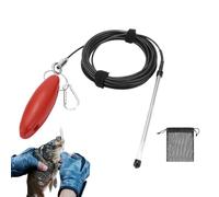 Corde À Poissons,Équipement De Pêche Comprenant Un Flotteur | Support à Poissons | pour Eau Douce Et Eau Salée en Plein Air Rivière Lac Étang Réservoir Rivage Matin Et Nuit