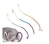 Corde à pour animaux de compagnie, jouet à mâcher pour chat, corde à mâcher résistante aux morsures, jeu de dentition interactif pour nettoyage des animaux de compagnie pour chatons, matériau r