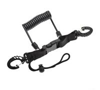 Corde à ressort pour caméra d'action pour éviter les pertes d'eau, idéale pour la plongée avec tuba et les activités rapides (bleu transparent)