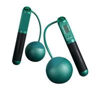 Corde à sauter à la corde, corde à sauter sans corde, corde à sauter réglable à compter - Corde à sauter sans fil réglable de 10,87 pouces, corde à sauter numérique lestée pour le fitness