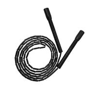 Corde à Sauter à Perles Réglable 2,8 m - Corde Polypropylène 3 mm avec Perles PVC Ø8 mm, Poignées Incassables 2,5Cm, Légère 0,1 Kg,pour Fitness, Freestyle, Cardio et Apprentissage de Figures