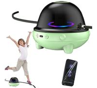 Corde à sauter, appareil de saut de musique intelligent, équipement d'exercice numérique intelligent sans fil avec télécommande, 10 réglages de vitesse réglables pour salle de sport, fitness