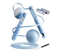 Corde à sauter avec compteur de sauts | des données avec roulements à billes | Corde intelligente avec poids | Pour étudiants, femmes, hommes adolescents, salle de sport, voyage, parc, chambre à