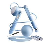 Corde à sauter avec compteur - des données avec roulements à billes | Corde à sauter lestée avec compteur, pour étudiants, femmes, hommes, adolescents, maison, gym, voyage, parc, dortoir, petit