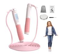 Corde à sauter avec indicateur de compteur équipement d'entraînement | Corde à sauter lestée intelligente pour entraînement de fitness brûler les graisses à la maison fitness pour hommes femmes