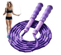 Corde à sauter avec perles pour , 2,4 m, vitesse réglable