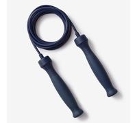 Corde à sauter avec poignées en gomme - Longueur ajustable 3m - Bleu foncé