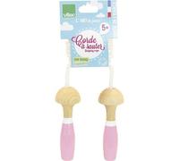 Vilac Jouet en bois Corde à sauter Rose et Blanche