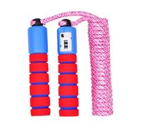 Corde à Sauter, Comptage Des Équipements D'entraînement Physique, Longueur De Corde Réglable, À Sauter Exercice Activités De Plein Air(Rot)