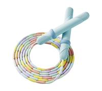 Corde à sauter - Corde à sauter d'entraînement avec perles, cordes à sauter de vitesse portables pour salle de gym, adultes et filles, cordes de fitness réglables pour cardio, entraînement