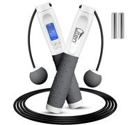 Corde À Sauter,Corde A Sauter Sport Avec Compteur De Calories Jump Rope Sans Fil Numérique Réglable Pour Fitness,Perte De Graisse,Gym.[K35]