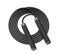 Corde à Sauter, Corde À Sauter Unisexe En Silicone, Sans Enchevêtrement, Facile Régler Exercice Activités De Plein Air(Black)