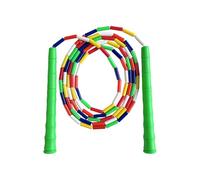 Corde à sauter d ' entraînement perlée pour | Cordon réglable léger avec poignée texturée pour la sécurité, l ' entraînement physique et le développement de la
