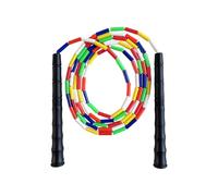 Corde à sauter d ' entraînement perlée pour | Cordon réglable léger avec poignée texturée pour la sécurité, l ' entraînement physique et le développement de la