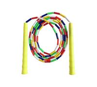 Corde à sauter d ' entraînement perlée pour | Cordon réglable léger avec poignée texturée pour la sécurité, l ' entraînement physique et le développement de la