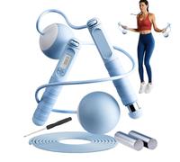 Corde à sauter de comptage - Fitness avec roulements à billes - Corde à sauter lestée intelligente pour femme, voyage, maison, parc, dortoir, femme, , adolescent, adulte, étudiant