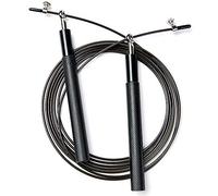 Corde à sauter de vitesse réglable avec poignée en aluminium et roulement à billes, corde d'exercice sans enchevêtrement pour les exercices de combustion des graisses, l'entraînement CrossFit, le