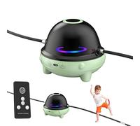 Corde à sauter électronique intelligente pour enfants, corde à sauter multijoueur réglable avec compteur d'affichage LED, 10 vitesses, musique Bluetooth, appareil d'entraînement pour enfants et