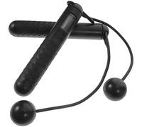 Corde à Sauter Électronique sans Corde avec Compteur, Lestée, Abs Noir | Entraînement Fitness et Shaping, Pile Bouton 2032 Mah, Usage Adulte, Comptage Digital Précis