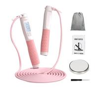 Corde à Sauter Intelligente, Ceinture de Vitesse Réglable Numérique avec Compteur et Corde à Sauter lestée, pour Fitness Entraînement Brûler Les Graisses Maison Fitness pour Hommes Femmes Jeunes