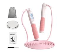 Corde à sauter intelligente - Corde à sauter pondérée pour brûler les graisses avec rappel d'alarme, corde à sauter avec compteur de calories, cordes à sauter réglables pour fitness, All