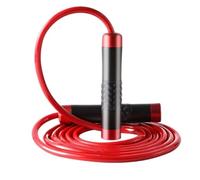 Corde à Sauter, La Corde À Sauter Lestée Est Réglable Et Convient Aux Exercices Intérieurs Extérieurs De Salle Sport Exercice Activités De Plein Air(Red-rubber rope)