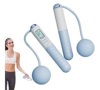 Corde à sauter lestée pour fitness, exercices de fitness, corde à sauter, comptage numérique, poids à balle pour homme et femme