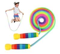 Corde à Sauter Longue 2.5m,Longue corde à sauter de sport,Corde à Sauter Enfant de 2.5 m pour Multijoueurs,pour garçons et filles de 4, 5, 6, 7, 8, 9, 10 ans