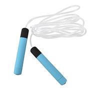 Corde à sauter lumineuse, corde de sport LED lumineuse pour sauts, corde de 2,8 mètres avec lumière froide et poignées en ABS antidérapantes, pour enfants et adultes, fitness en (Bleue)