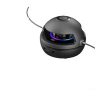 Corde à sauter musicale lumineuse à DEL avec haut-parleur intégré 70-160 tr/min vitesse réglable pour enfants et adultes entraînement à domicile (gris)