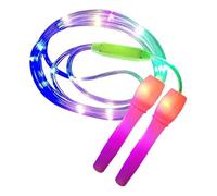 Corde à sauter - PC, corde à sauter éclairée Poignées antidérapantes | Équipement de fitness absorbant les chocs Accessoire cardio lumineux, sport réglable pour la maison, la gym, l'école, les enfants