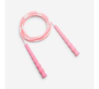 Corde à sauter perles rose enfant Sans taille rose blanc