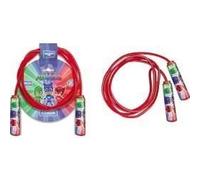 Corde À Sauter Pj Mask Homerokk - Rouge - Mixte - Longueur 220 Cm - Poignées En Plastique Léger Et Résistant