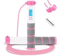 Corde À Sauter, Poignée Lestée Numérique Corde À Sauter Avec Compteur De Calories Pour L'entraînement Fitness, Vitesse Réglable Exercice Corde À Sauter Pour Hommes, Femmes, Enfants, Filles