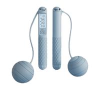 Corde à sauter pour adultes avec compteur - Corde à sauter sans fil, compteur intelligent pour un comptage précis | Équipement d'exercice silencieux, corde à sauter pour patio arrière, zone