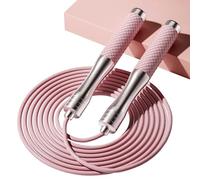 Corde à sauter pour homme et femme avec corde à sauter à longueur réglable et poignées en alliage et silicone adaptée pour l'entraînement, la boxe, la salle de sport à domicile