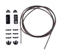 Corde à Sauter Professionnelle Électronique à Comptage Automatique | Poignées Abs Antidérapantes, Roulement à Billes et Puce Magnétro, Usage Sport et Fitness, Noir