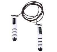 Corde à Sauter Professionnelle Électronique à Compteur Automatique, Noir | Puce Magnétron Solide, Roulement à Billes, Format Portable, Usage Sport et Fitness, ABS Noir