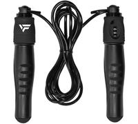 Corde à sauter réglable avec compteur VirtuFit Noir 19,5x8x1 cm