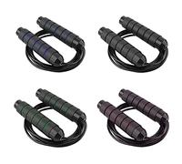 Corde à Sauter, Réglable Fitness Workout Corde À Sauter Heavy Weighted Jump Rope Solid PVC Tool Sweat-proof Exercice Activités De Plein Air(Black)