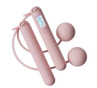 Corde à sauter sans corde | Corde à sauter numérique sans corde avec haltères | Entraînement physique avec écran de comptage | Corde à sauter sans nœuds pour hommes et femmes - Diamètre