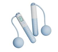 Corde à sauter sans corde | Corde à sauter numérique sans corde avec haltères | Entraînement physique avec écran de comptage | Corde à sauter sans nœuds pour hommes et femmes - Diamètre