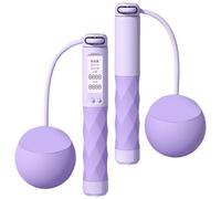 Corde à sauter sans corde - Système de saut sans fil lourd avec poignées ergonomiques antidérapantes de qualité supérieure, écran LCD numérique avancé avec plusieurs fonctions de, résistance ent