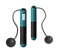 Corde à sauter sans fil - Corde à sauter sans fil - Corde à sauter antidérapante avec balle - Corde à sauter lestée et sans corde pour les amis de la famille, les adolescents, les adultes