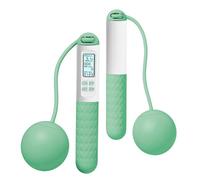 Corde à sauter sans fil - Corde à sauter sans fil - Corde à sauter antidérapante avec balle - Corde à sauter lestée et sans corde pour les amis de la famille, les adolescents, les adultes