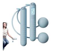 Corde À Sauter Sport, Corde A Sauter Avec Compteur, Corde A Sauter Sans Fil, Skipping Rope Réglable, LCD Écran Montrant, Poignées Antidérapantes Pour Pour Fitness Adulte,Enfant