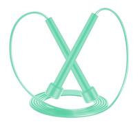 Corde a sauter sport, Corde à Sauter, Corde à Sauter Réglable pour Fitness, Crossfit, Sport, Boxe, GYM -2.8M (Vert)