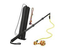 Corde à taquiner pour Chien avec Tige Extensible et Nylon de sécurité pour Jeu interactif Teaser interactif pour Animaux de Compagnie