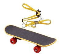 Corde À Tortue Et Skateboard - Harnais Jouet pour Petite Tortue et Planche à roulettes | Accessoires Ludiques pour Reptiles : Dragons Barbus, Iguanes et Caméléons